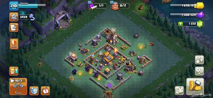 قرية كلاش اوف كلانس كلاش رويال سكواد باسترز 2