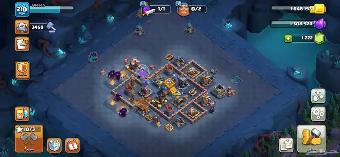 قرية كلاش اوف كلانس كلاش رويال سكواد باسترز 3