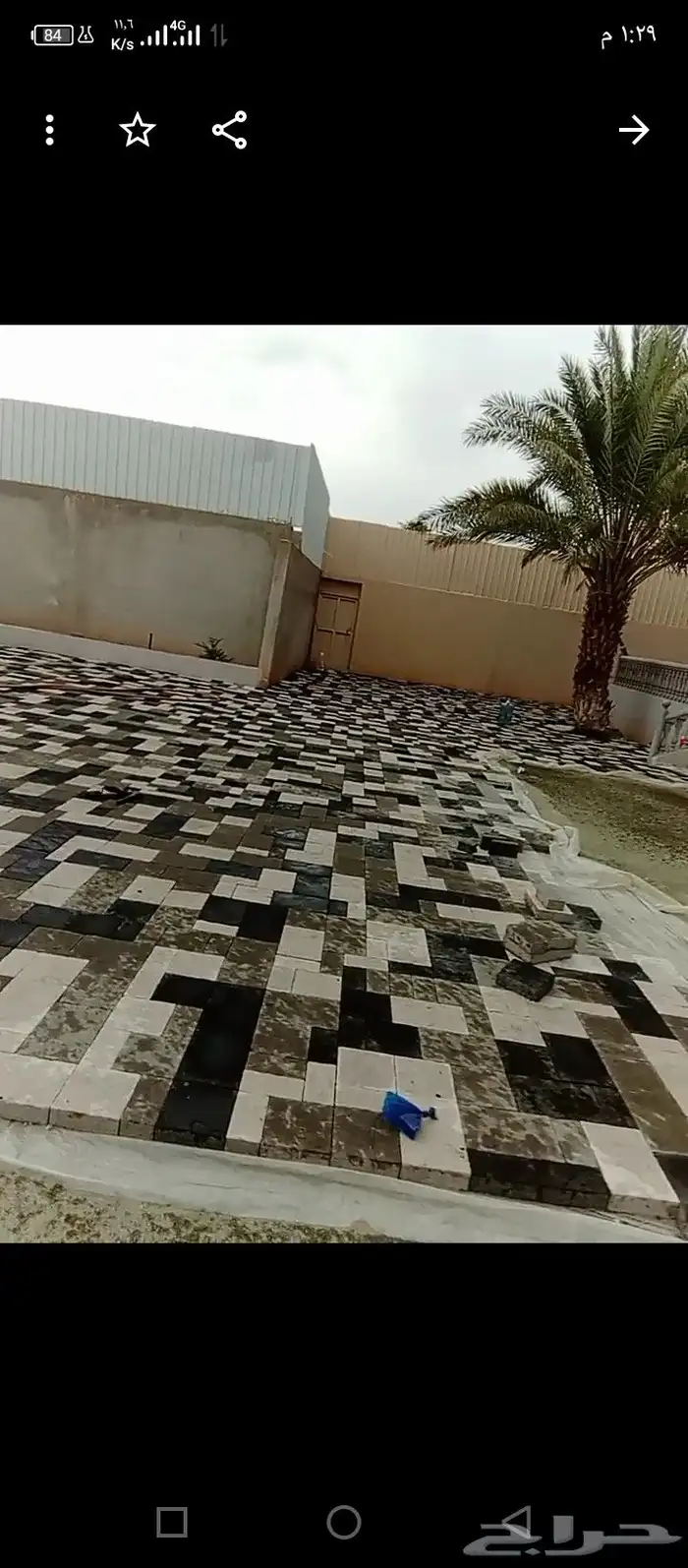 أعمال اسفلت حار ومقشور وانترلوك وصبة أحواش ومداخل البيوت 0