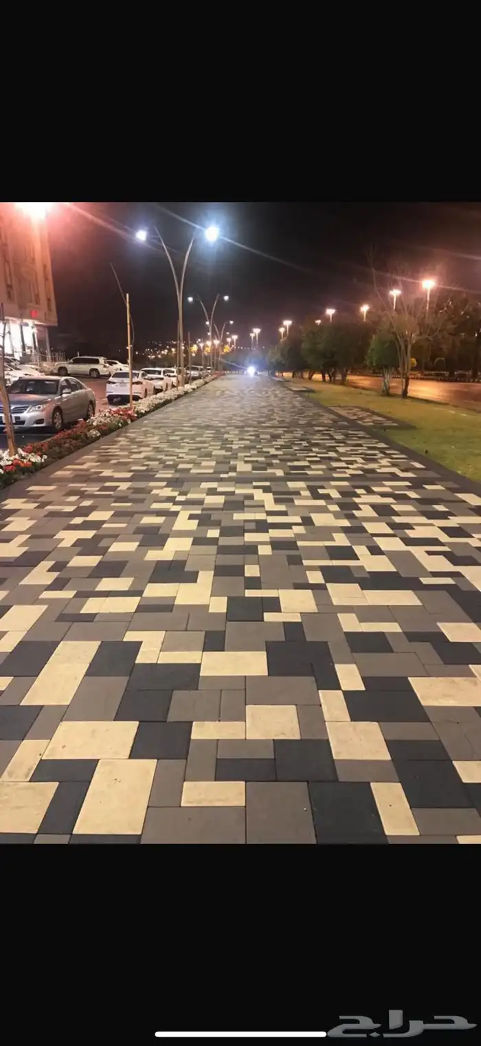 أعمال اسفلت حار ومقشور وانترلوك وصبة أحواش ومداخل البيوت 1