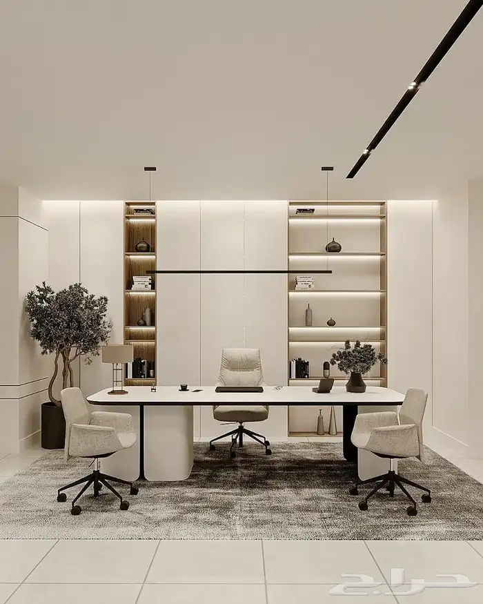 تصميمات مكتبيه تليق بمكانك وعملك 12