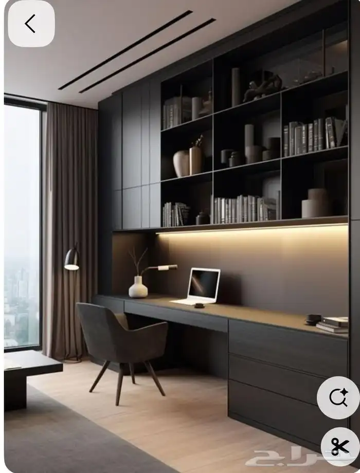 تصميمات مكتبيه تليق بمكانك وعملك 0
