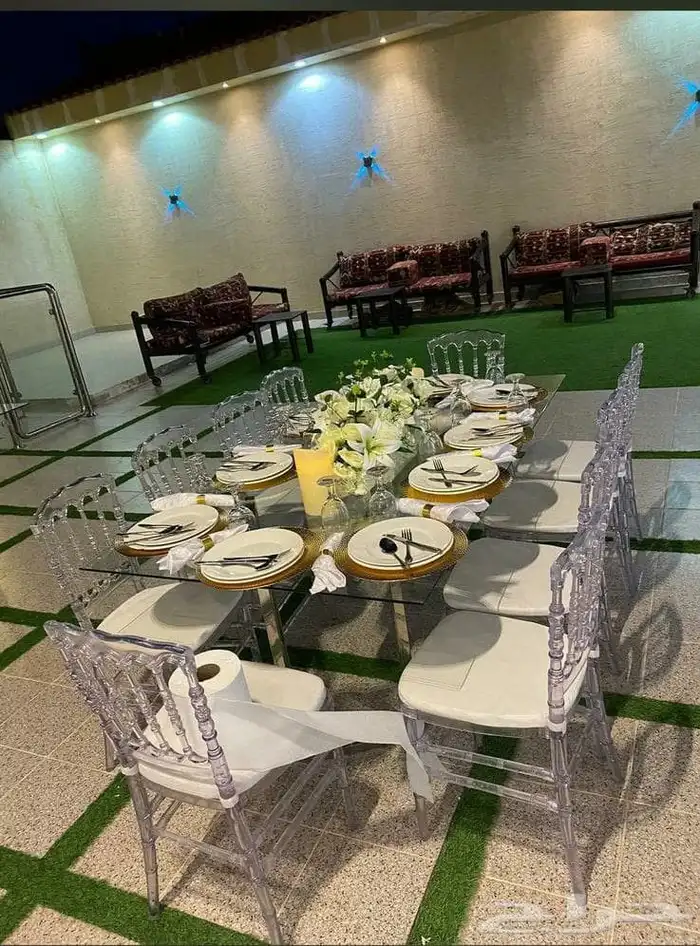 تاجير جلسات شعبيه تأجير كراسي وطاولات تاجير كنب 4