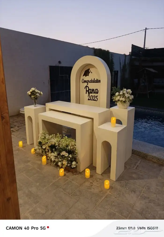 تنسيق وتاجير مداخل وكوش اعراس بانواعها 7