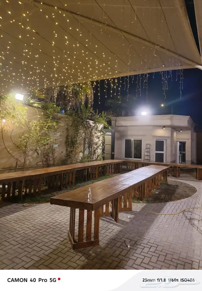 تاجير كراسي وطاولات وتنسيق مداخل استقبال وكوش 9