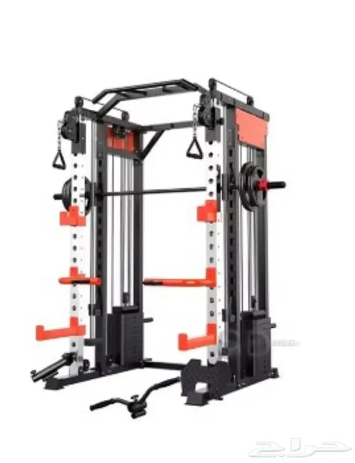 جهاز تمرين متكامل 10 في واحد سمث وكيبل الأثقال smith machine 2