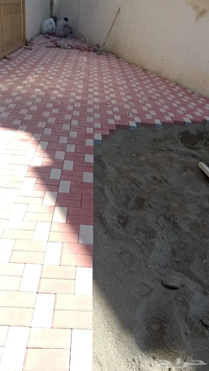 أعمال اسفلت حار ومقشور وانترلوك وصبة أحواش ومداخل البيوت 7