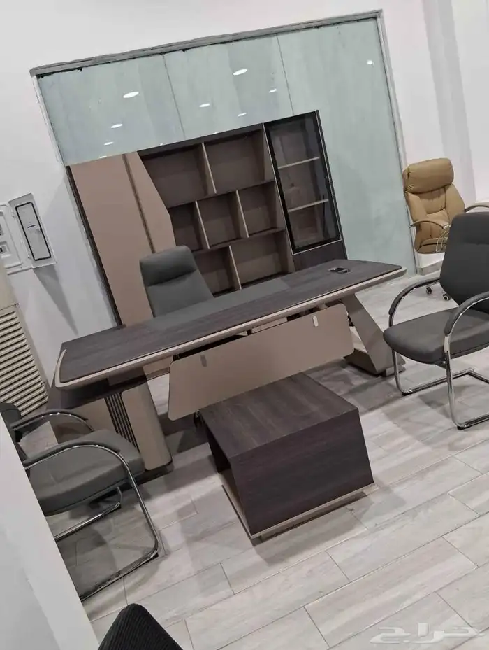 جديد طقم مكتب مدير مكاتب اداريه طاولة اجتماع كراسي متوفر 31