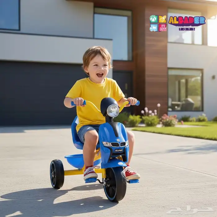 سيكل ثلاث كفرات تصميم رياضي مميز - دراجه ثلاثية العجلات 16