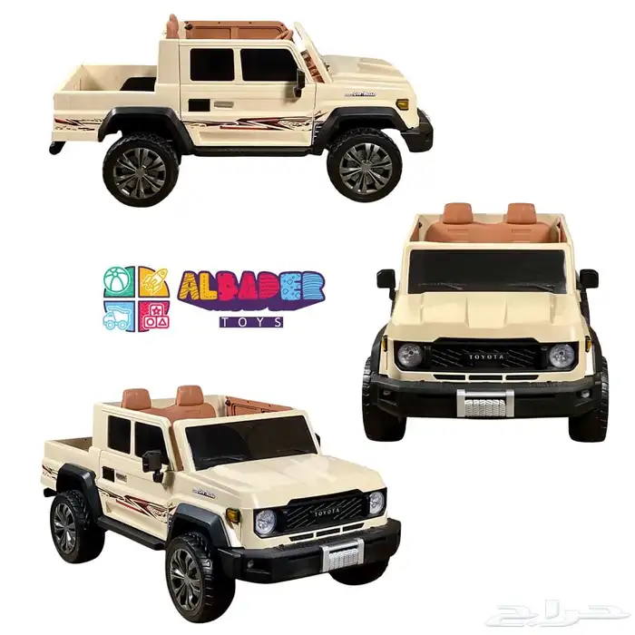 سيارة كهربائية للأطفال بقوة 12V - سياره اطفال بتصميم شاص 26