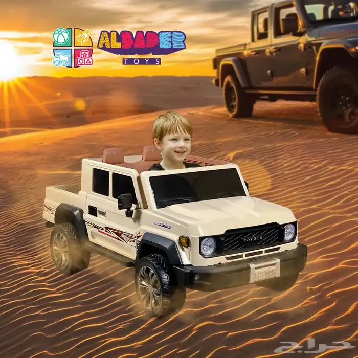 سيارة كهربائية للأطفال بقوة 12V - سياره اطفال بتصميم شاص 25