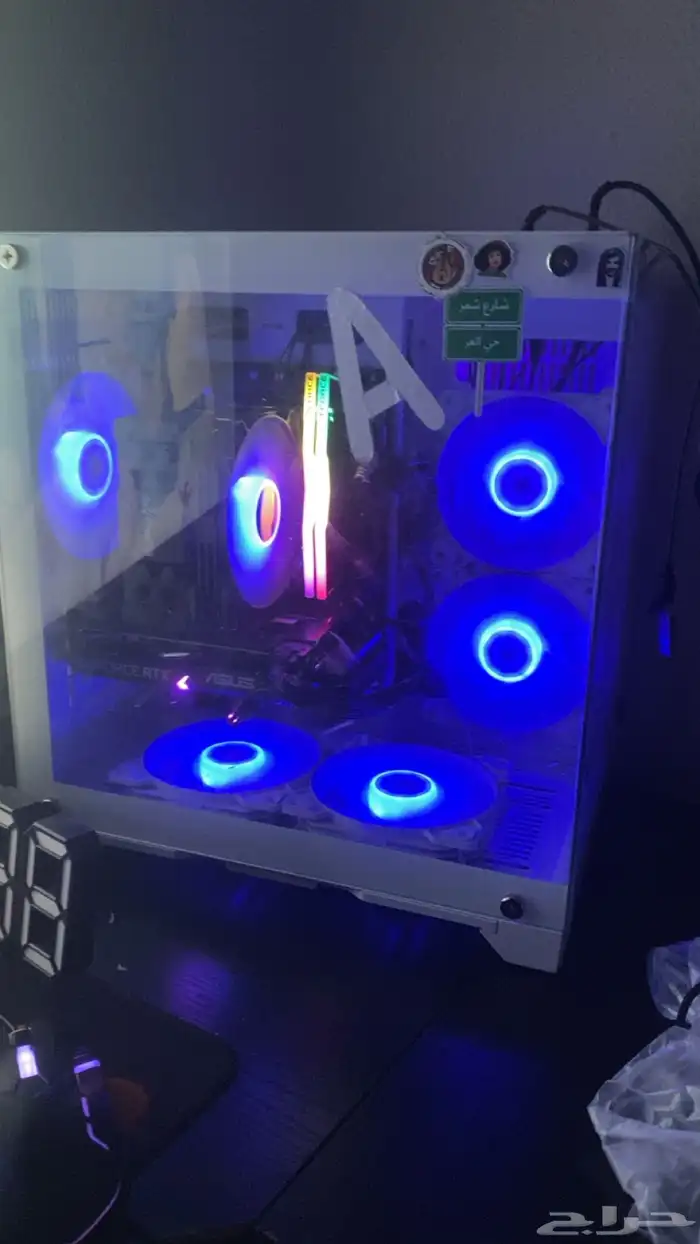 بيسي قيمنق كرت3050 الرمات 16 المعالج i5 التيار T1 ع اسوم 0