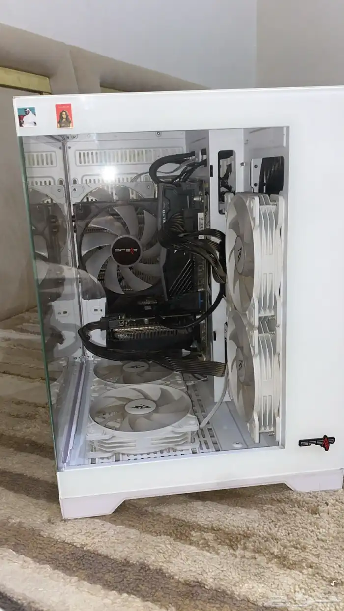 بيسي قيمنق كرت3050 الرمات 16 المعالج i5 التيار T1 ع اسوم 1