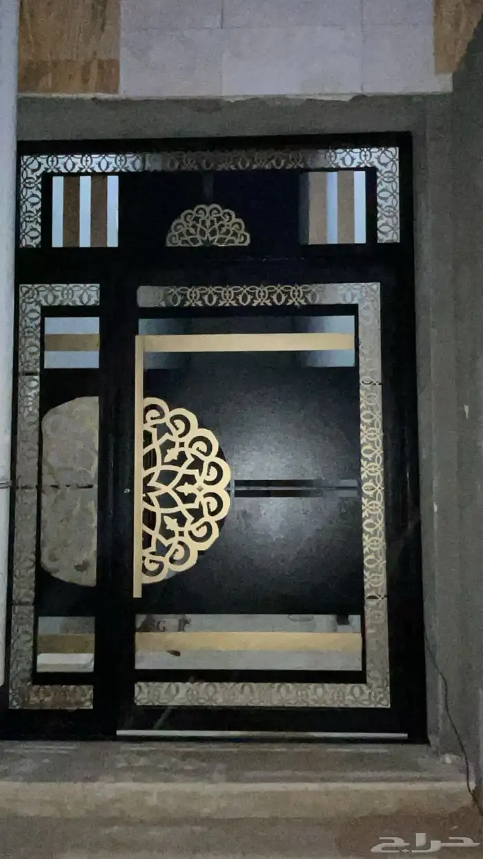 باب حديد دربزان ليزر  راميت 90