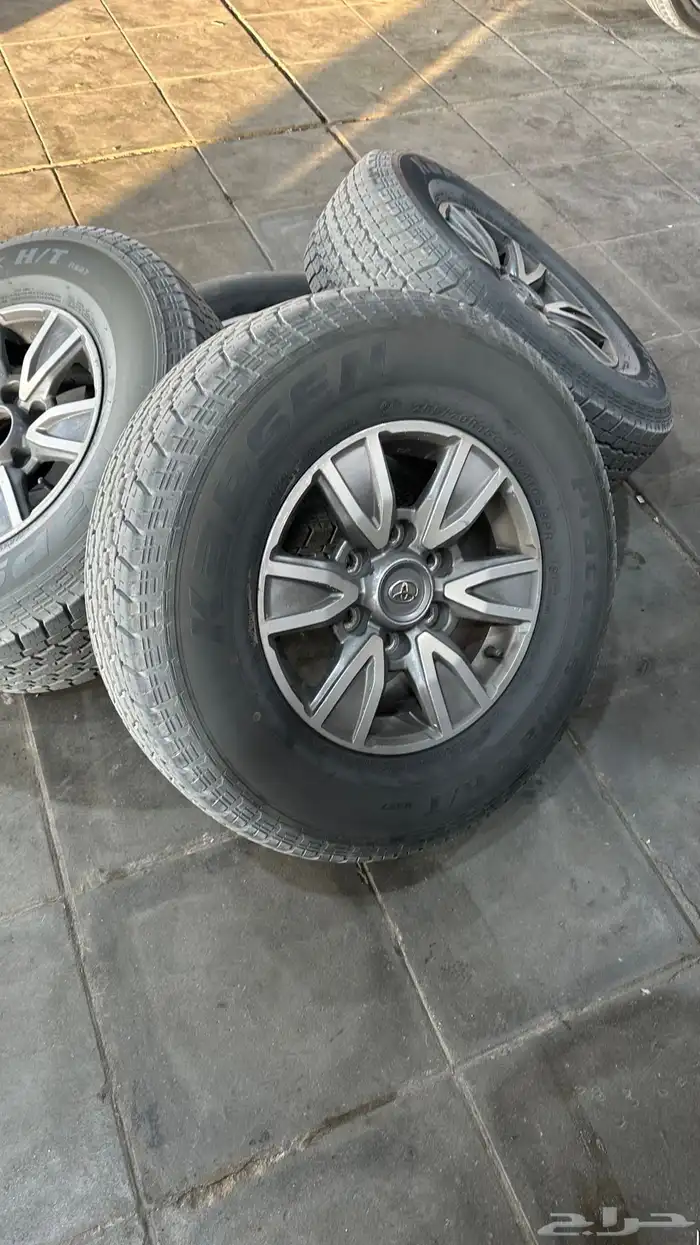 كفرات بجنوطهن دبل مقاس 15 للبيع 4