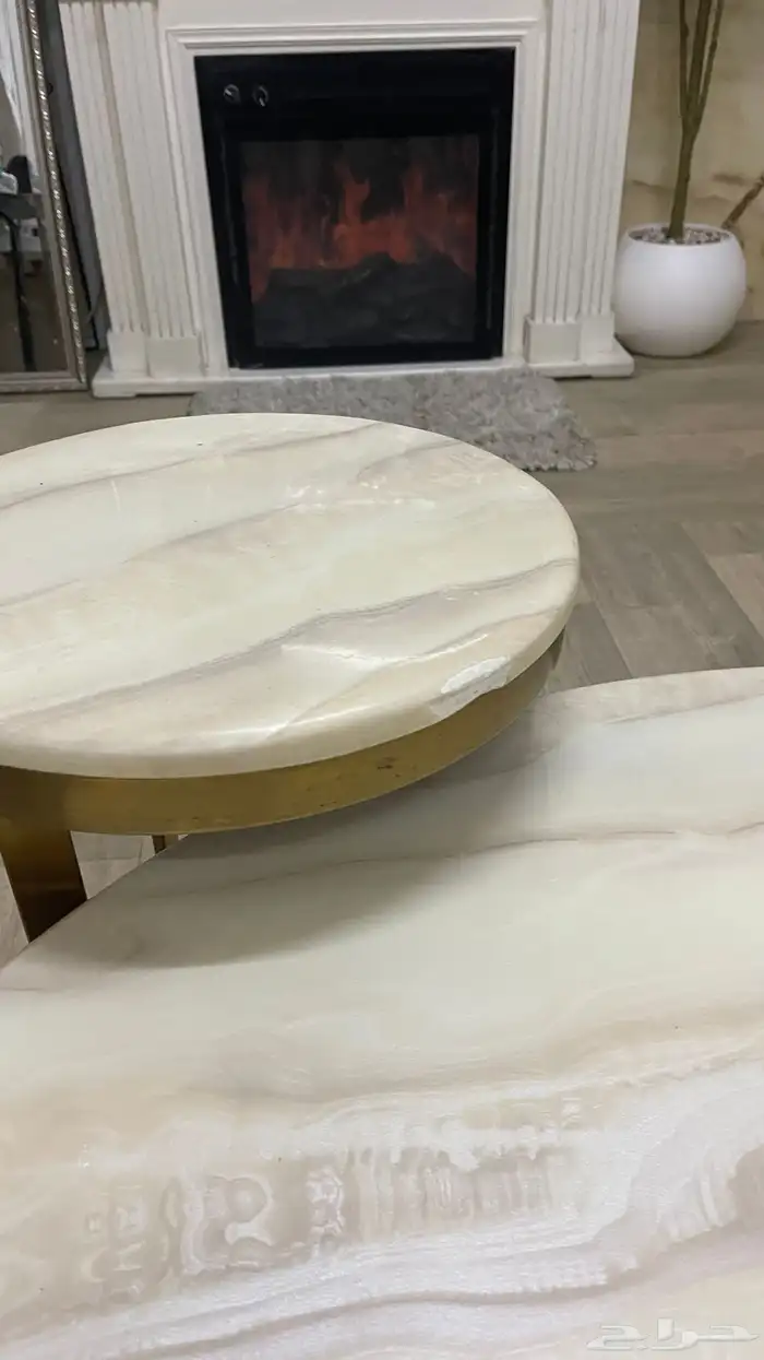 طاولات قهوة -طاولات رخام -طاولات تقديم 500ريال 2