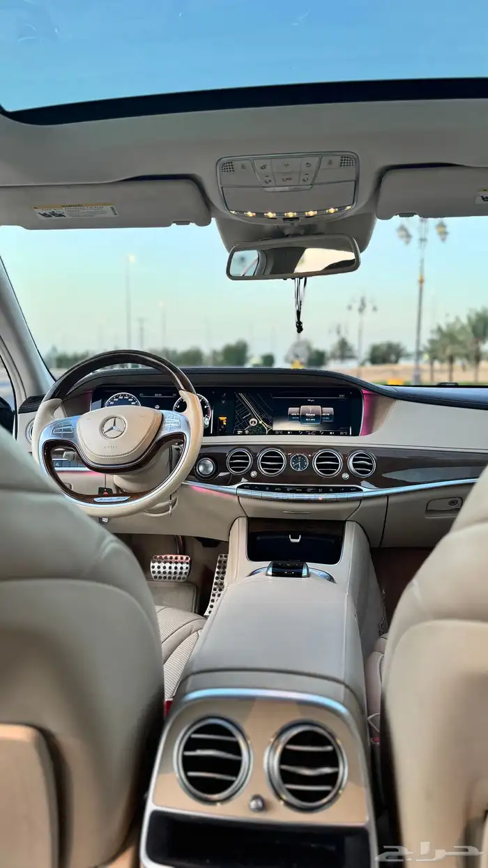 مرسيدس S500 2015 محول 2020 amg نظيف بودي بلد ماشالله 11