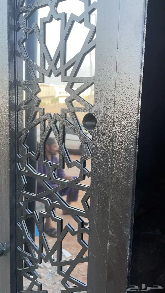 باب حديد دربزان ليزر  راميت 43