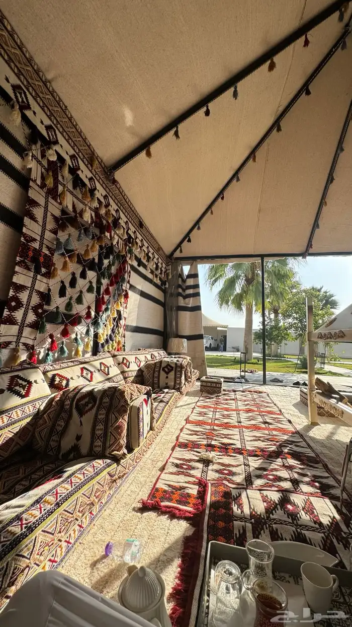 بيوت شعر جديدة ابيض واسود جميع المقاسات وخيم 56