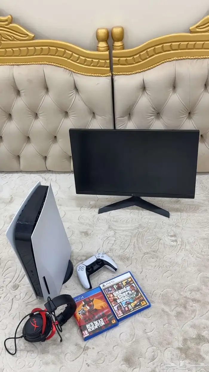 سوني 5 مع شاشة قيمنق 0