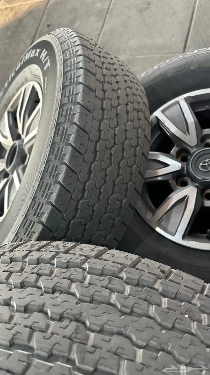 كفرات بجنوطهن دبل مقاس 15 للبيع 3