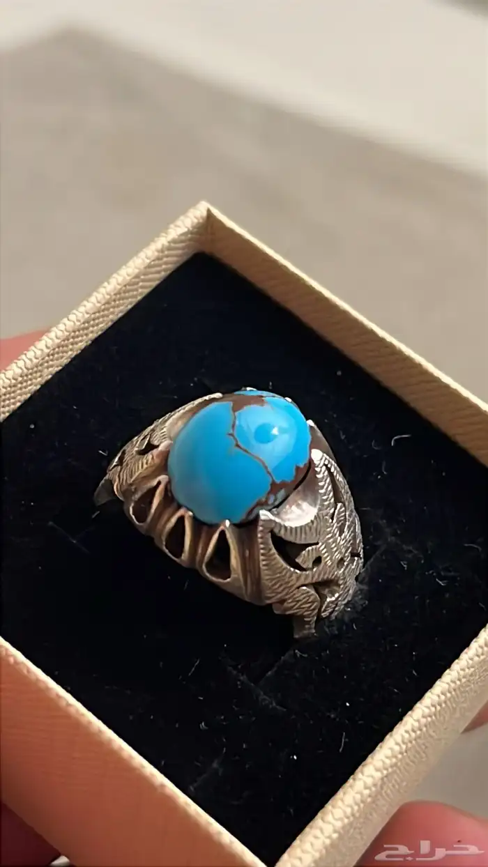 خاتم رجالي فيروز 0