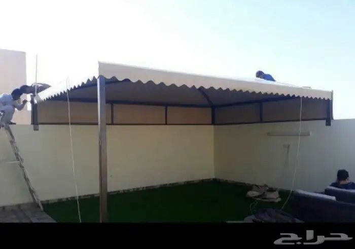 مظلات جلسات مظلات سيارات سواتر حداده أبواب شبابيك دربزين بي 3