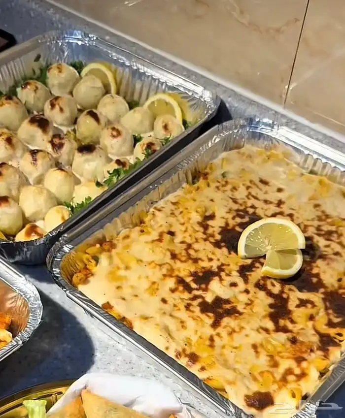 كرات بطاطس -مكرونه بشاميل 0