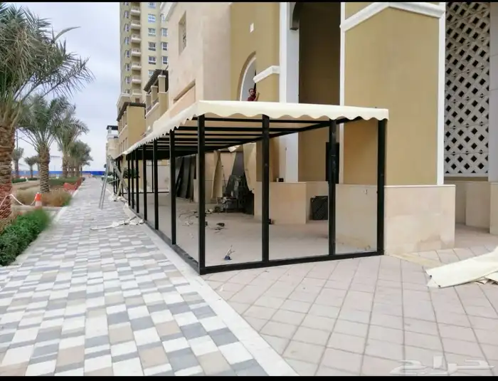 مظلات جلسات مظلات سيارات سواتر حداده أبواب شبابيك دربزين بي 11