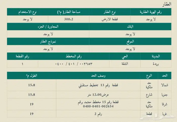 ارض للبيع بحي الشقة بمخطط المنصورة بحد ( 120 الف ) 7