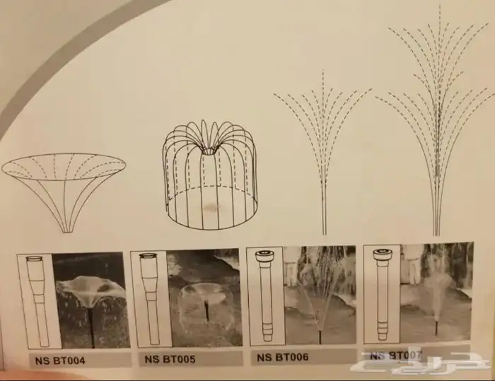 راس نافورة 4 أشكال 2