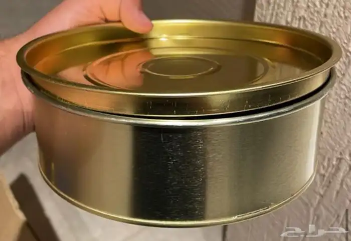 علب تنك تمر فارغه كيلو و اثنين جمله 0