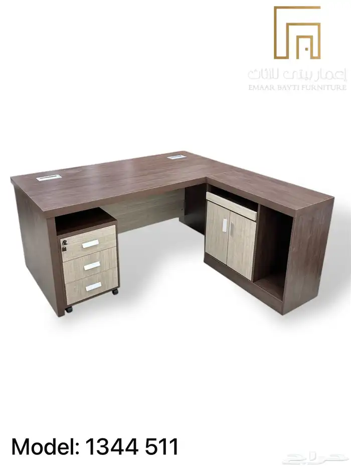 مكتب كراسي دولاب خشب دولاب حيدد بارتيشن روباعي. 58