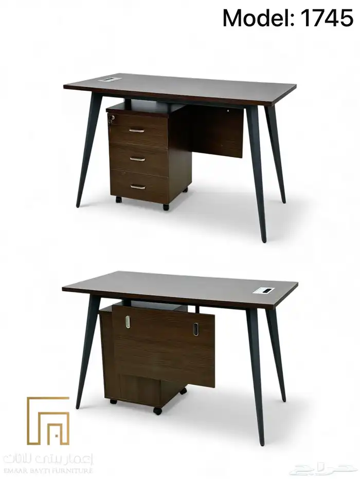 مكتب كراسي دولاب خشب دولاب حيدد بارتيشن روباعي. 60