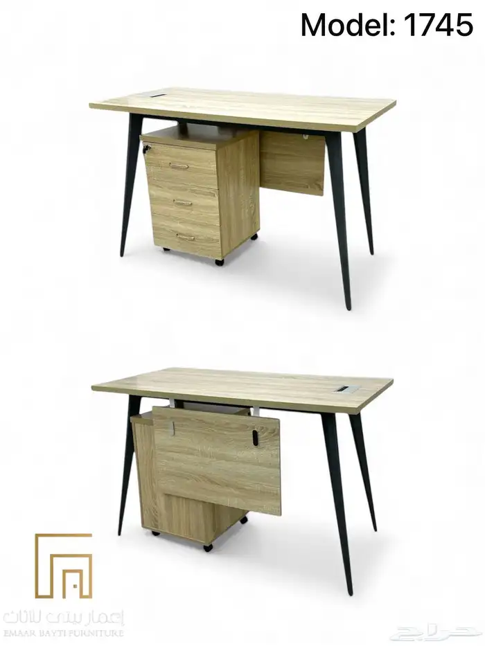 مكتب كراسي دولاب خشب دولاب حيدد بارتيشن روباعي. 61