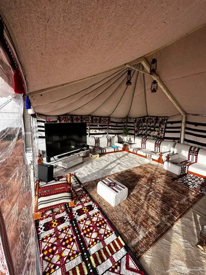 بيوت شعر جديدة ابيض واسود جميع المقاسات وخيم 79