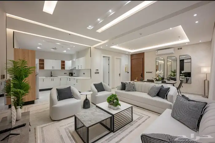 للايجار شقة مفروشة فاخرة وراقيه بالقرب من البوليفارد 11