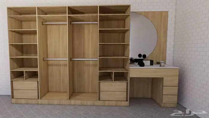 دواليب غرف نوم كنب ستائر مطابخ 7