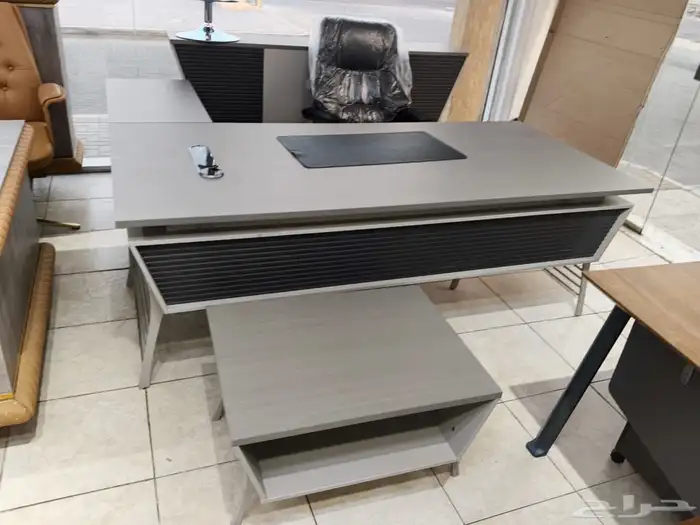 جديد مكتب مدير مكتب موظفين طاولة اجتماع كراسي كاونتراستقبال 21