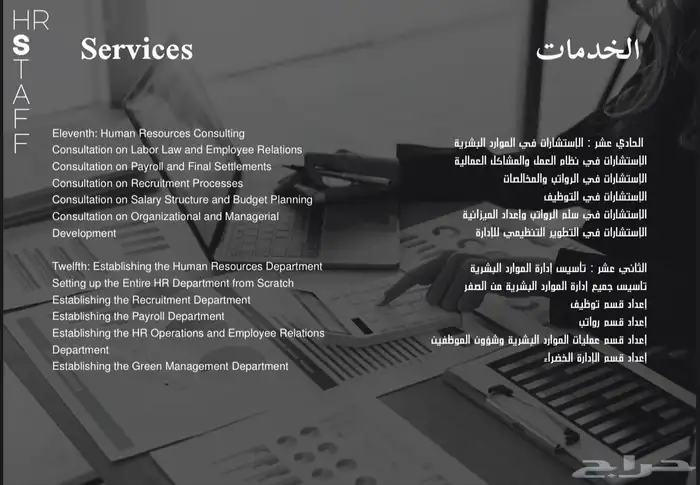 تأسيس الشركات وادارة الموارد البشرية عن بعد HRSTAFF 7