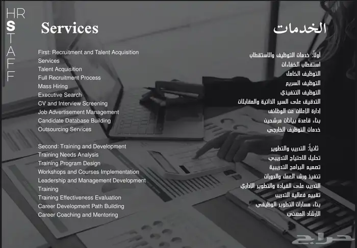 تأسيس الشركات وادارة الموارد البشرية عن بعد HRSTAFF 2