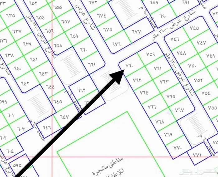 أرض للبيع شارعين زاوية في مخطط أبيار الماشي مساحة 401م 1