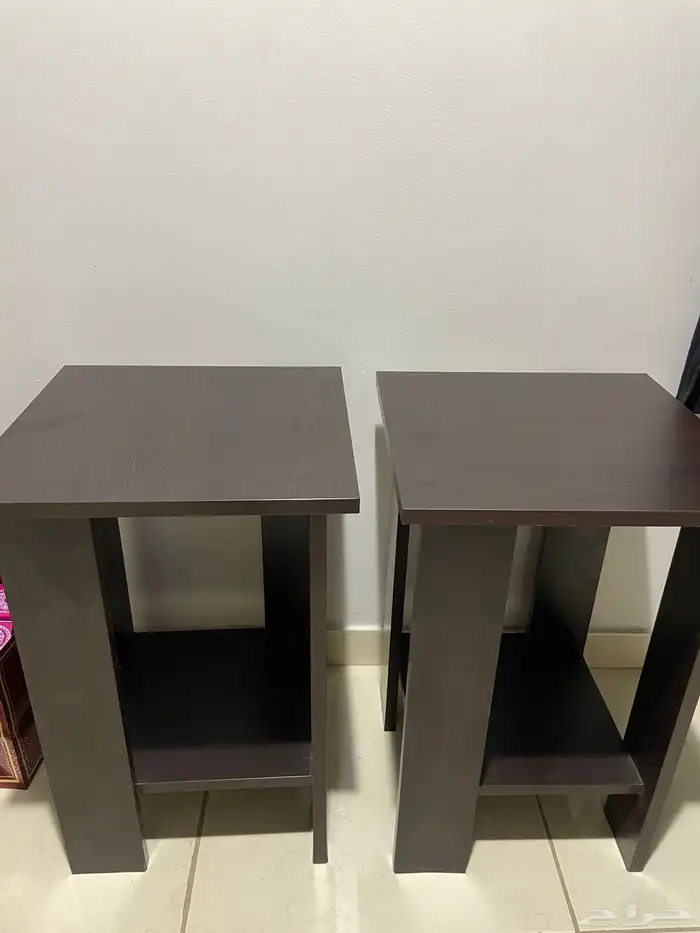 طاولة تلفزيون مع طاولتين جانبية 2