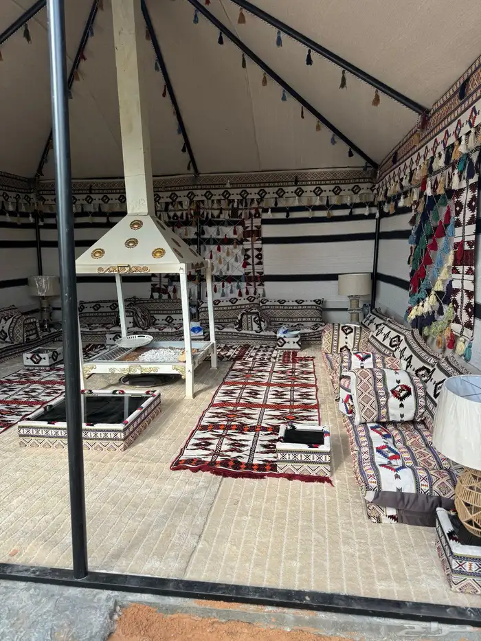 بيوت شعر جديدة ابيض واسود جميع المقاسات وخيم 57