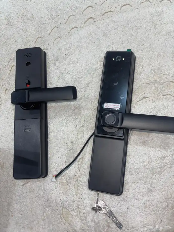 قفل باب بالبطارية الكتروني خمس طرق للفتح بكميرا 0