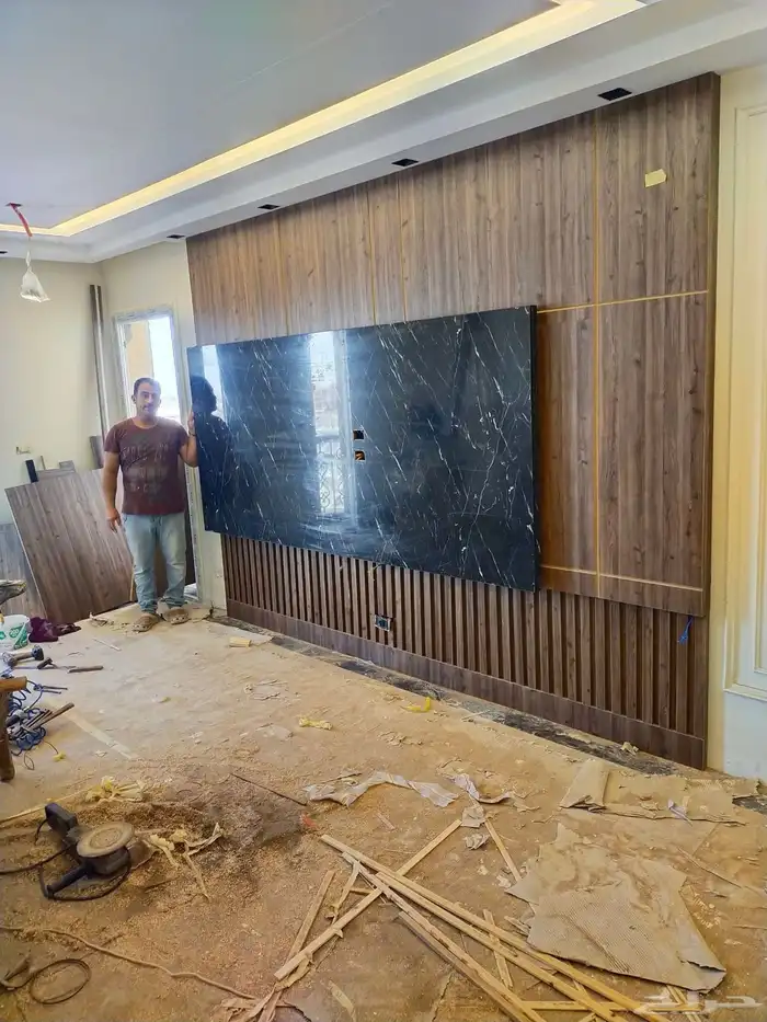 معلم ورشه نجاره مودرن لتفصيل الأبواب وغرف النوم والديكورات 24