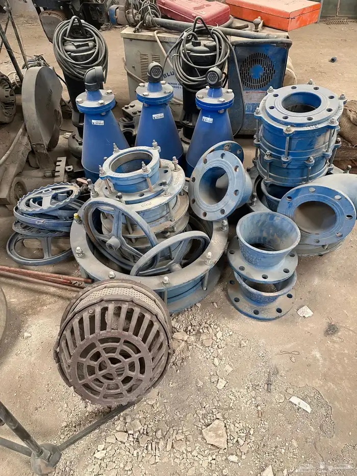 وصلات فولاذيه خط ناقل صرف صحي 500مم 8