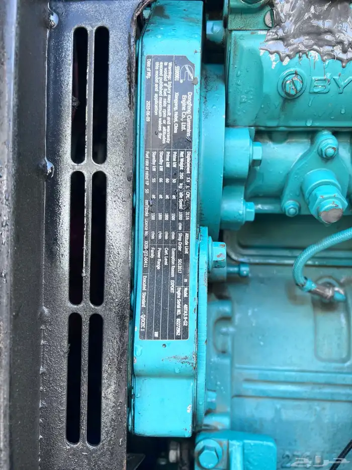 مولد كهربائي كومنز 50 كيلو واط - 66 كيلو فولت امبير 6