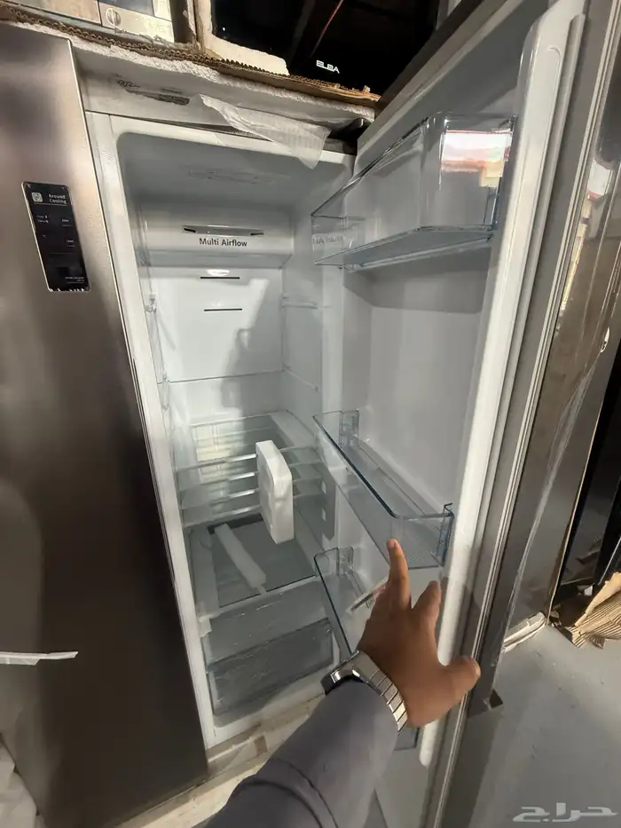 ثلاجة هاس دولاب لون استيل مخفض 18 قدم 1