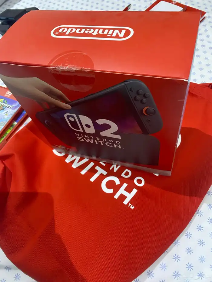سلام عليكم .. جهاز نينتيندو سويتش 2 بحالة الجديد . 7